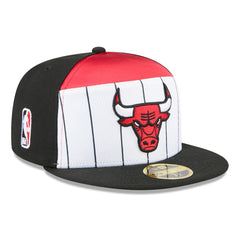White/Black Chicago Bulls 2025 NBA Tip Off Split Panel 59FIFTY Fitted Hat | NBA
