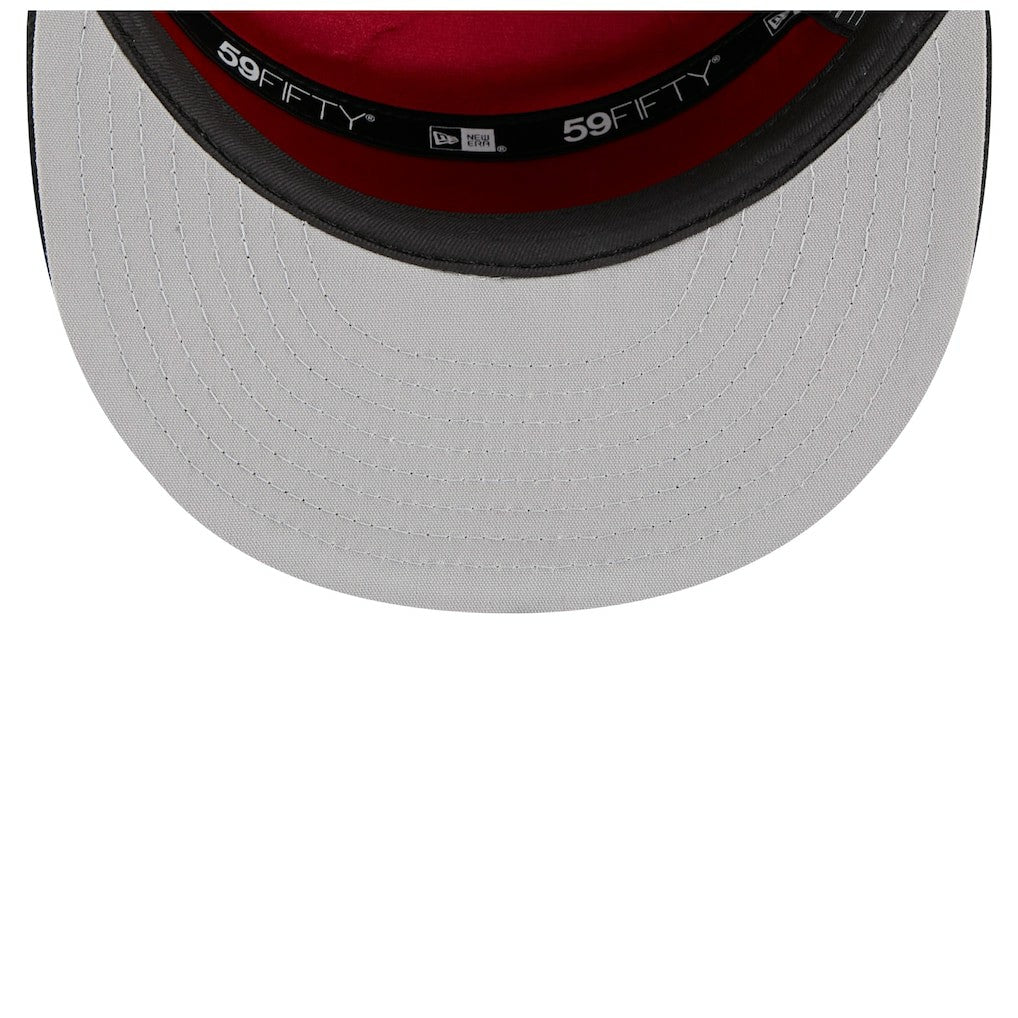 White/Black Chicago Bulls 2025 NBA Tip Off Split Panel 59FIFTY Fitted Hat | NBA