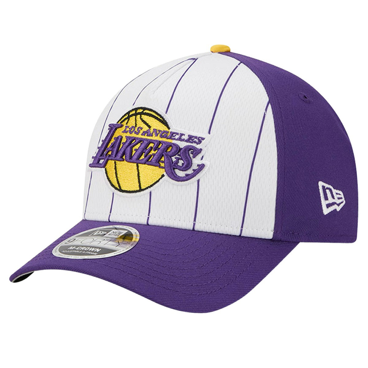 White/Purple Los Angeles Lakers 2025 NBA Tip Off M-Crown A-Frame 9FORTY Adjustable Hat | NBA