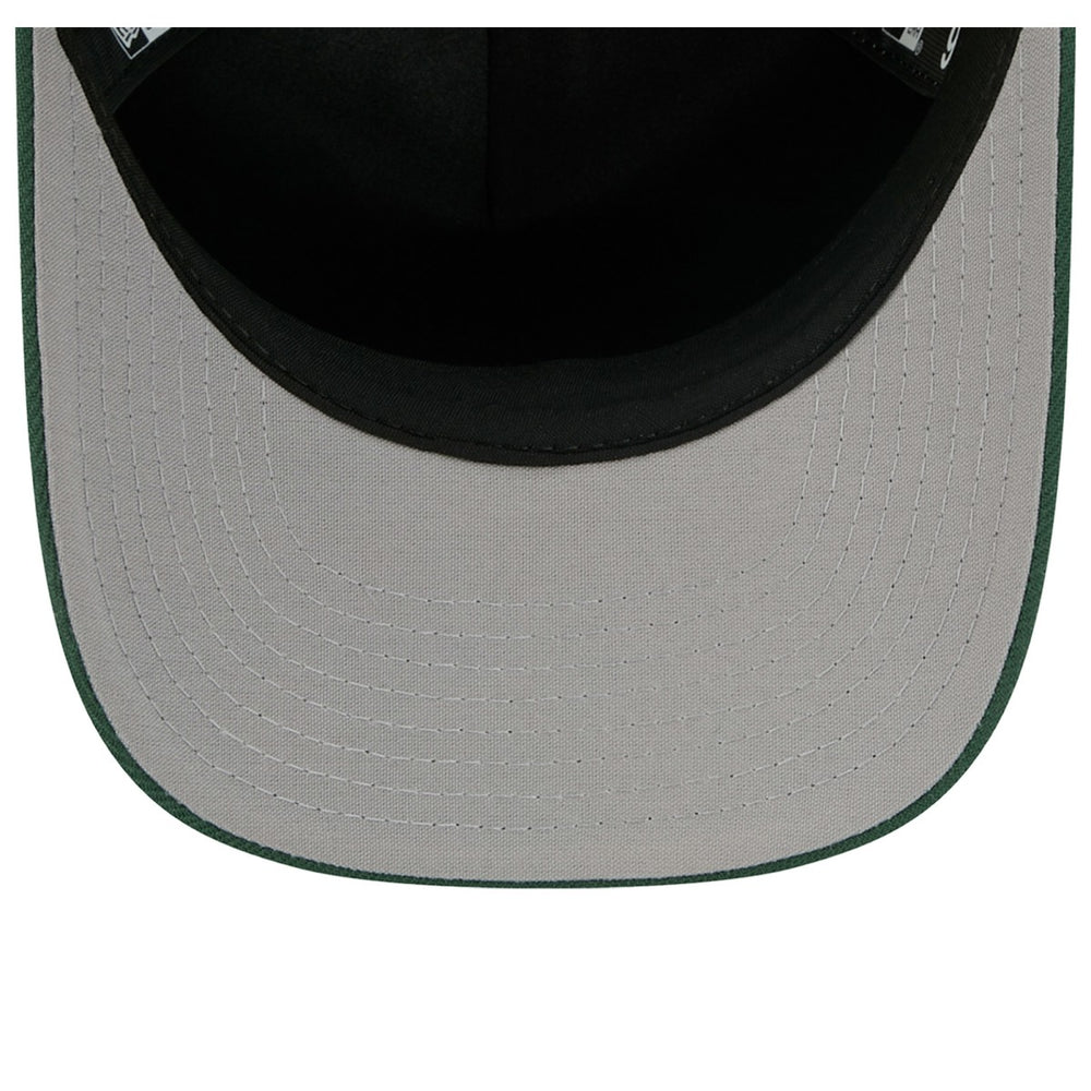 White/Hunter Green Milwaukee Bucks 2025 NBA Tip Off M-Crown A-Frame 9FORTY Adjustable Hat | NBA