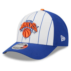 White/Blue New York Knicks 2025 NBA Tip Off M-Crown A-Frame 9FORTY Adjustable Hat | NBA