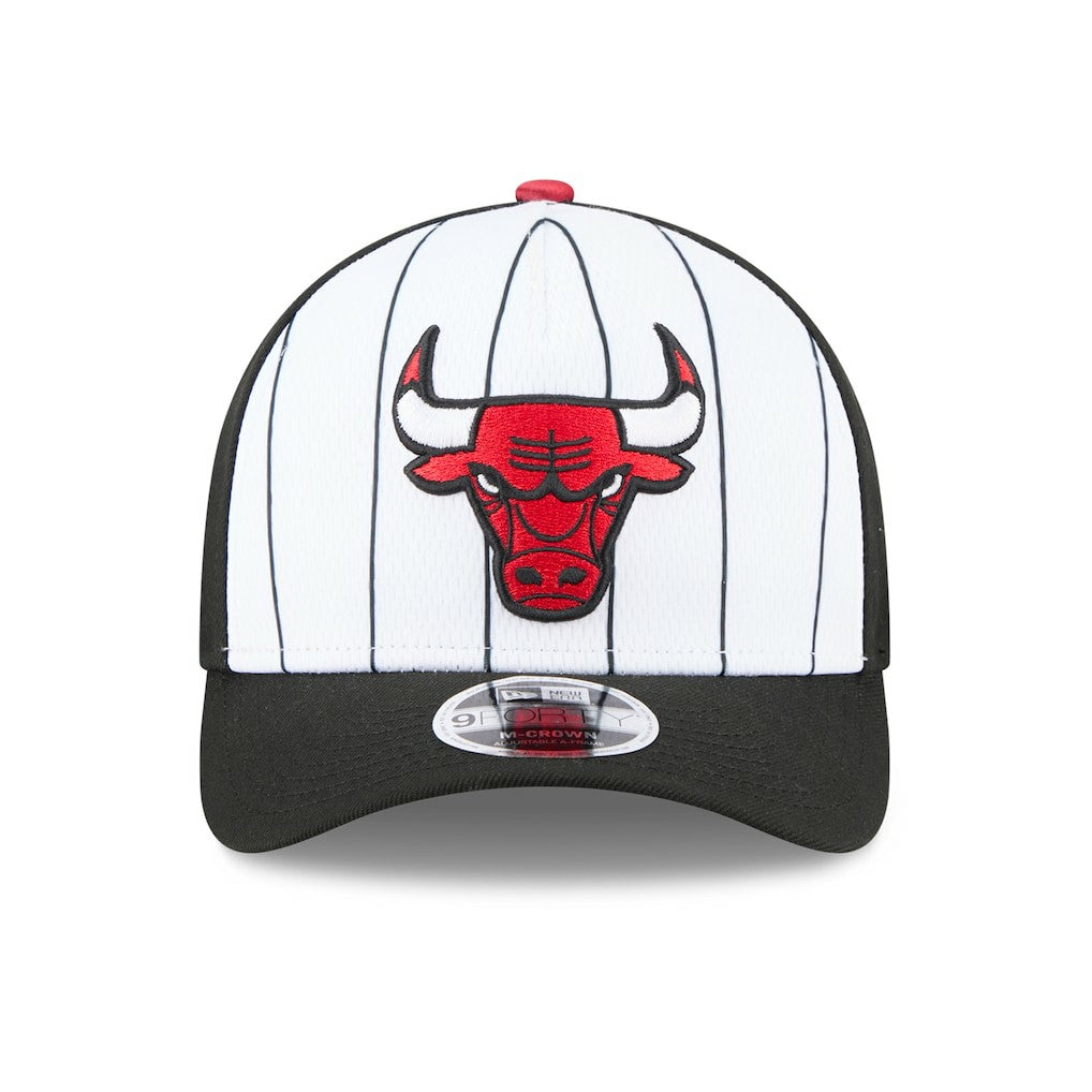 White/Black Chicago Bulls 2025 NBA Tip Off M-Crown A-Frame 9FORTY Adjustable Hat | NBA