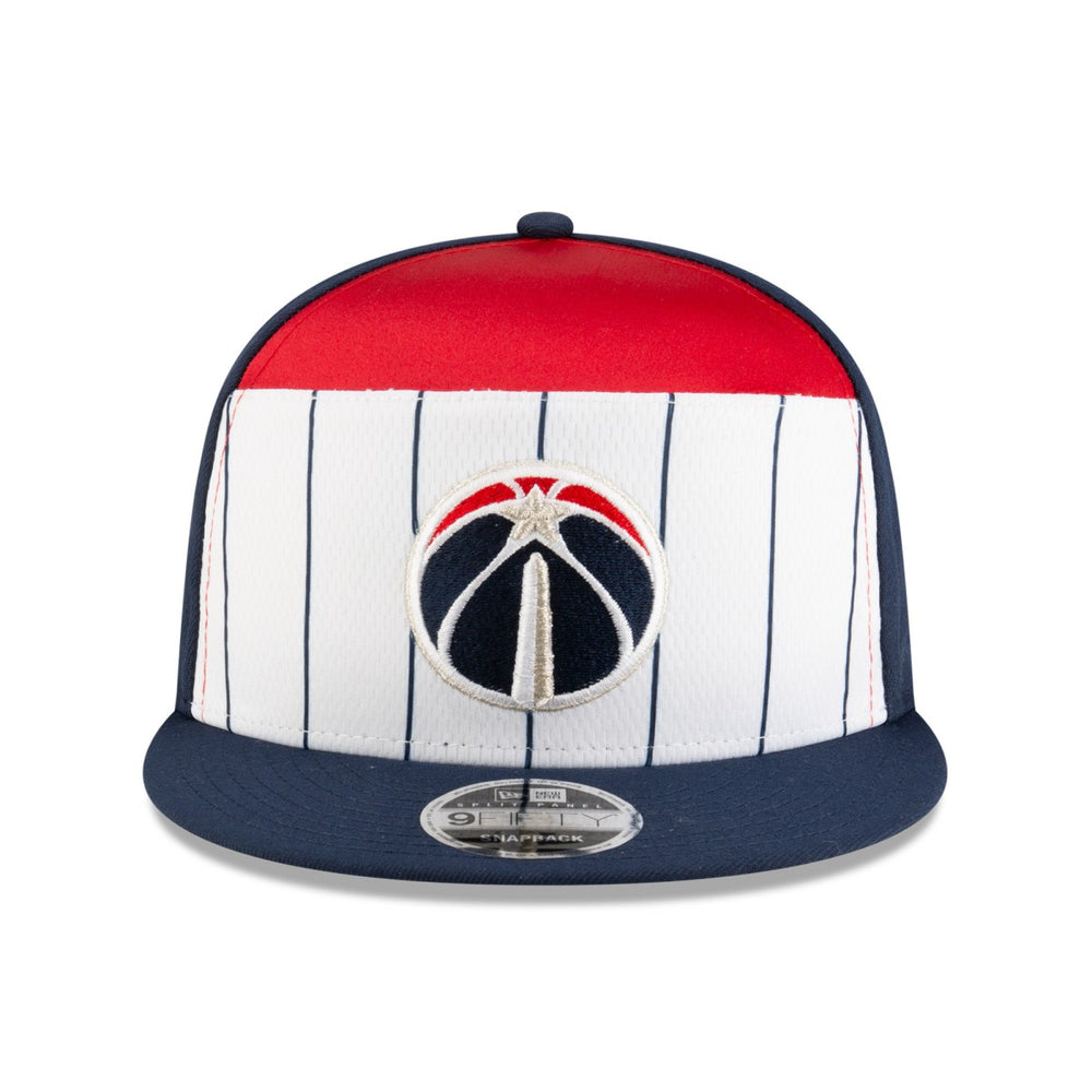 White/Navy Washington Wizards 2025 NBA Tip Off Split Panel 9FIFTY Snapback Hat | NBA