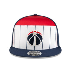 White/Navy Washington Wizards 2025 NBA Tip Off Split Panel 9FIFTY Snapback Hat | NBA