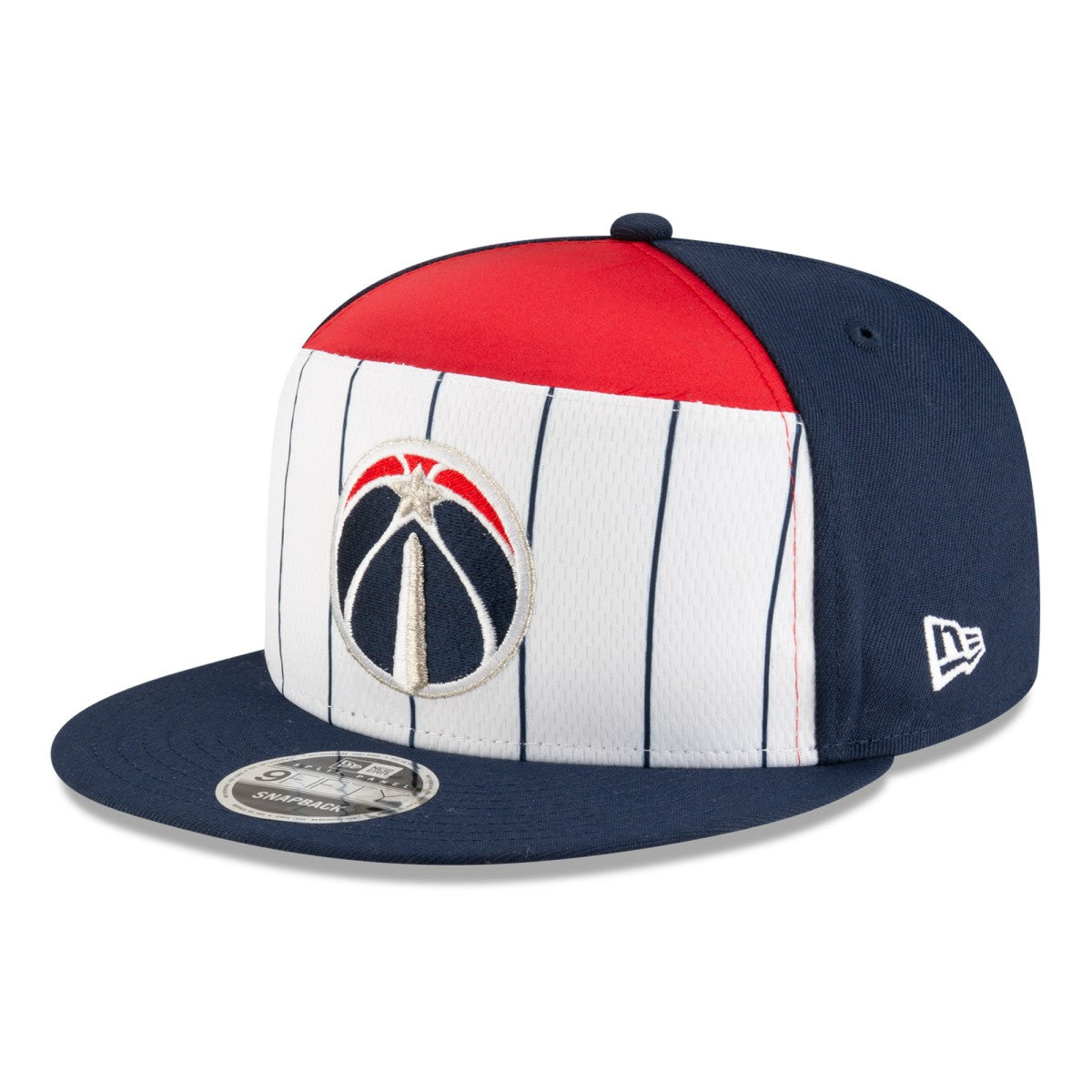White/Navy Washington Wizards 2025 NBA Tip Off Split Panel 9FIFTY Snapback Hat | NBA