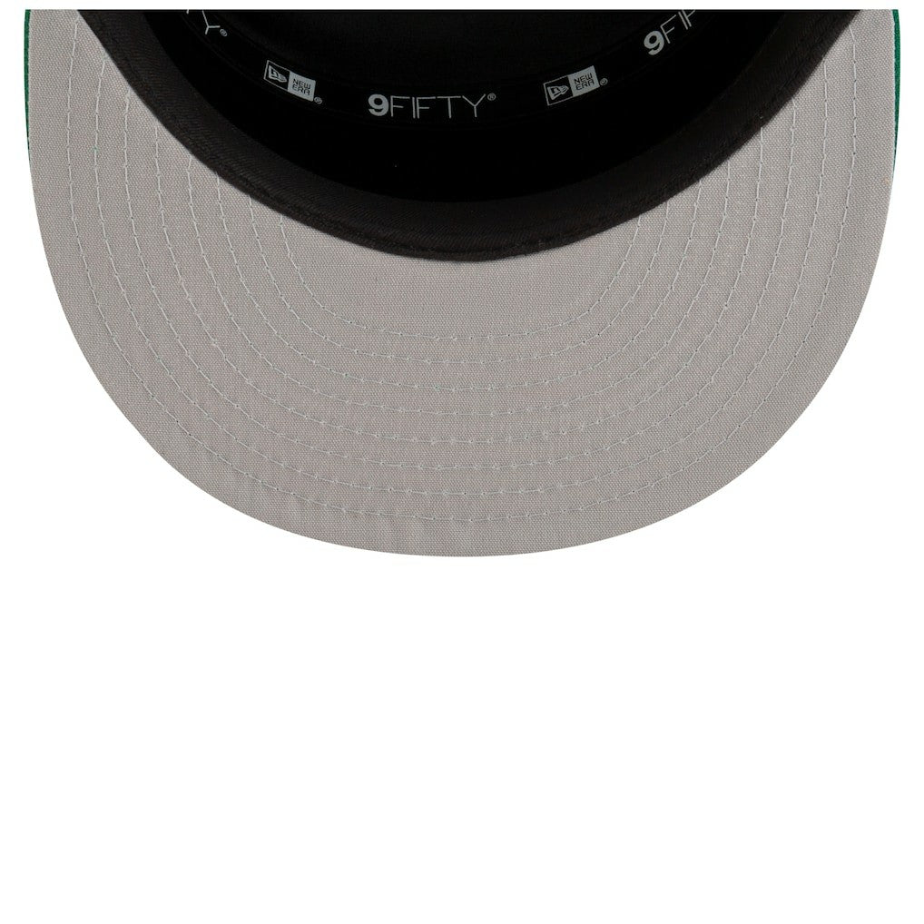 White/Kelly Green Boston Celtics 2025 NBA Tip Off Split Panel 9FIFTY Snapback Hat | NBA