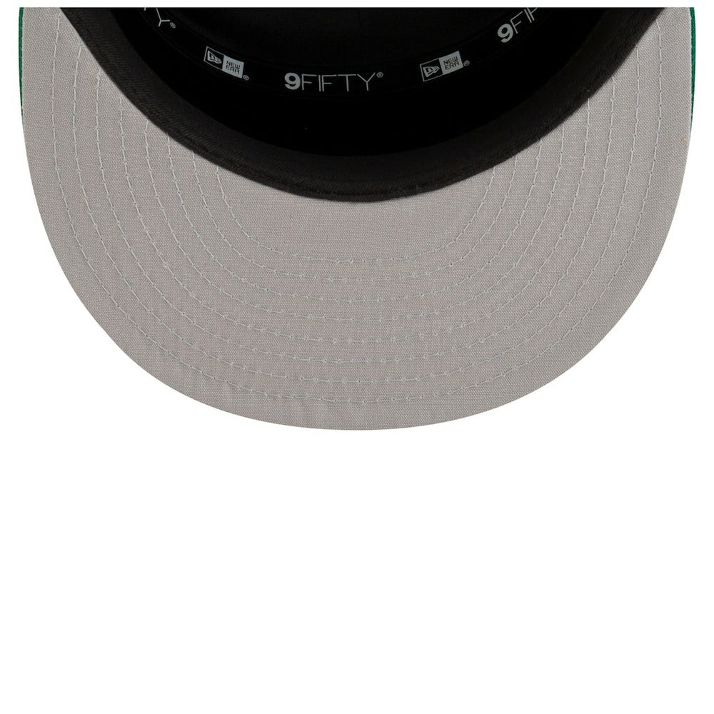 White/Kelly Green Boston Celtics 2025 NBA Tip Off Split Panel 9FIFTY Snapback Hat | NBA