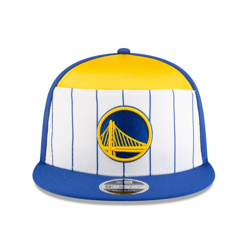 White/Royal Golden State Warriors 2025 NBA Tip Off Split Panel 9FIFTY Snapback Hat sale | NBA