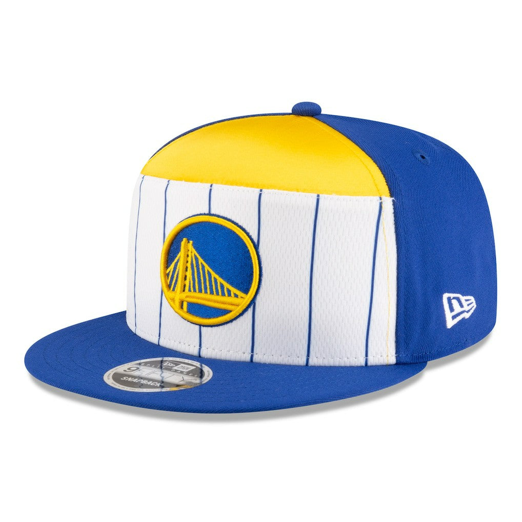 White/Royal Golden State Warriors 2025 NBA Tip Off Split Panel 9FIFTY Snapback Hat sale | NBA