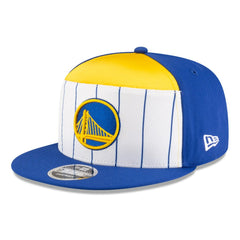 White/Royal Golden State Warriors 2025 NBA Tip Off Split Panel 9FIFTY Snapback Hat sale | NBA