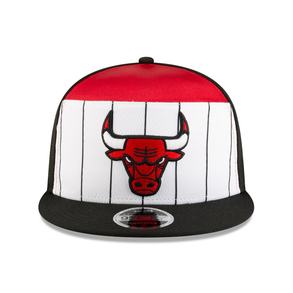 White/Black Chicago Bulls 2025 NBA Tip Off Split Panel 9FIFTY Snapback Hat | NBA