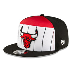 White/Black Chicago Bulls 2025 NBA Tip Off Split Panel 9FIFTY Snapback Hat | NBA