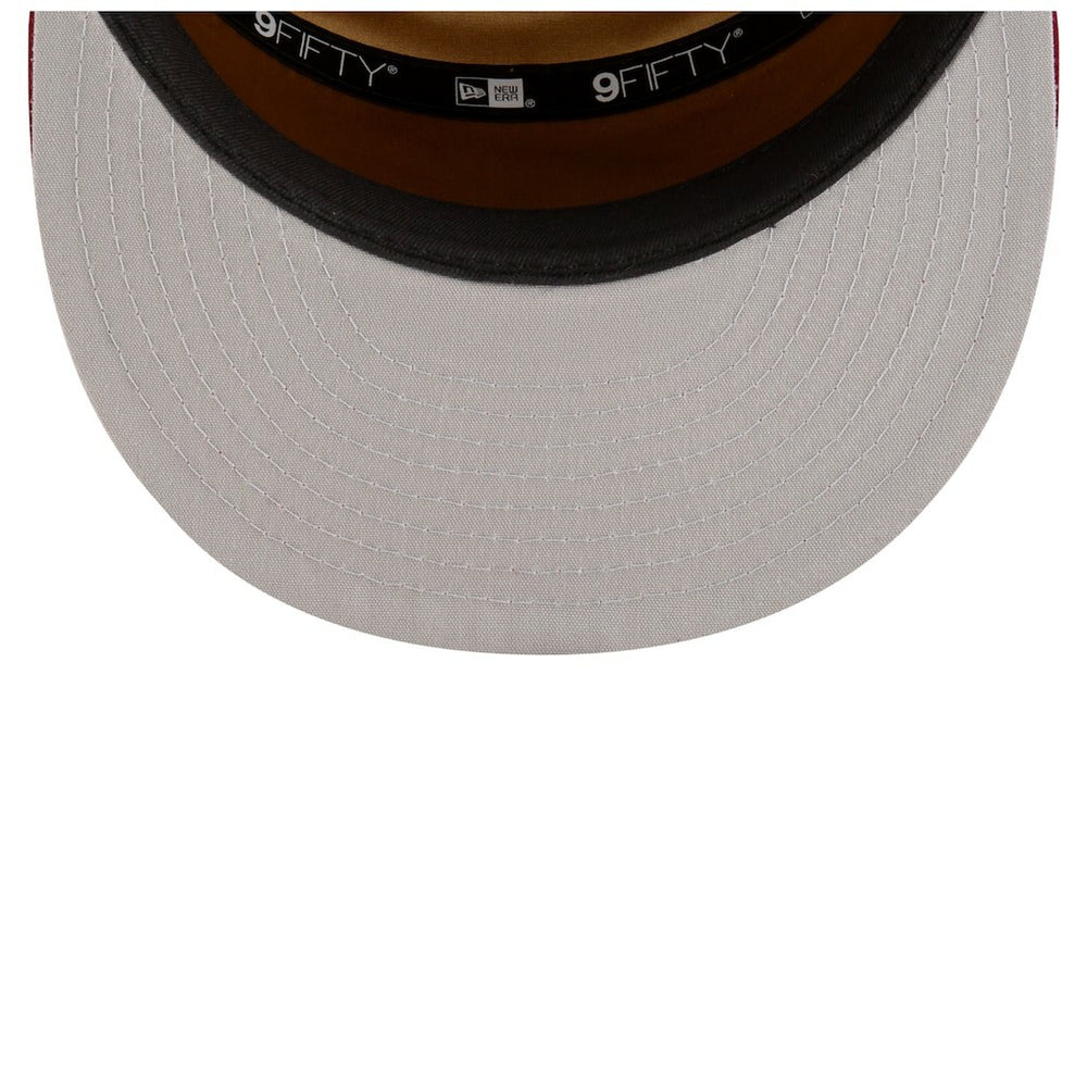 White/Wine Cleveland Cavaliers 2025 NBA Tip Off Split Panel 9FIFTY Snapback Hat sale | NBA