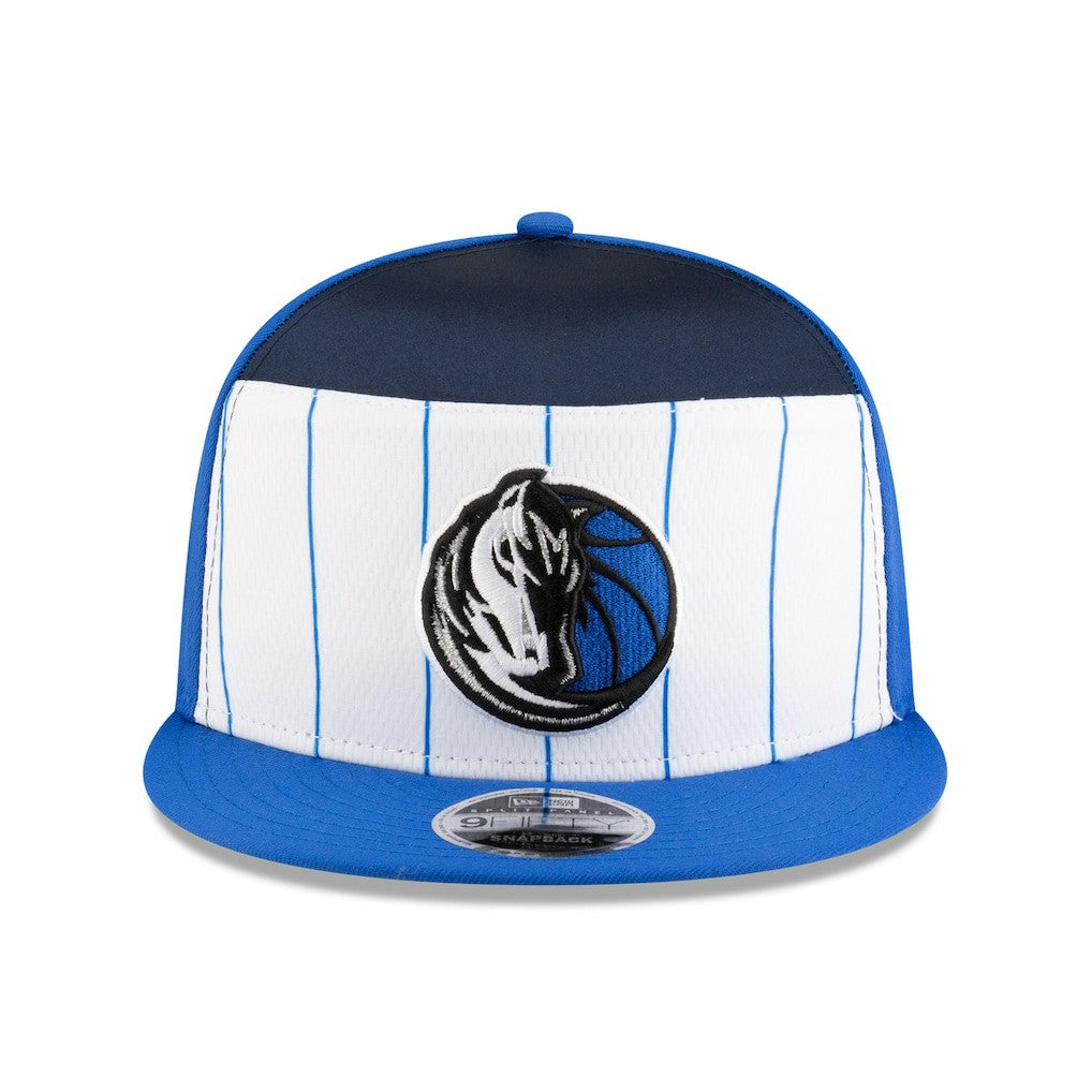 White/Blue Dallas Mavericks 2025 NBA Tip Off Split Panel 9FIFTY Snapback Hat sale | NBA