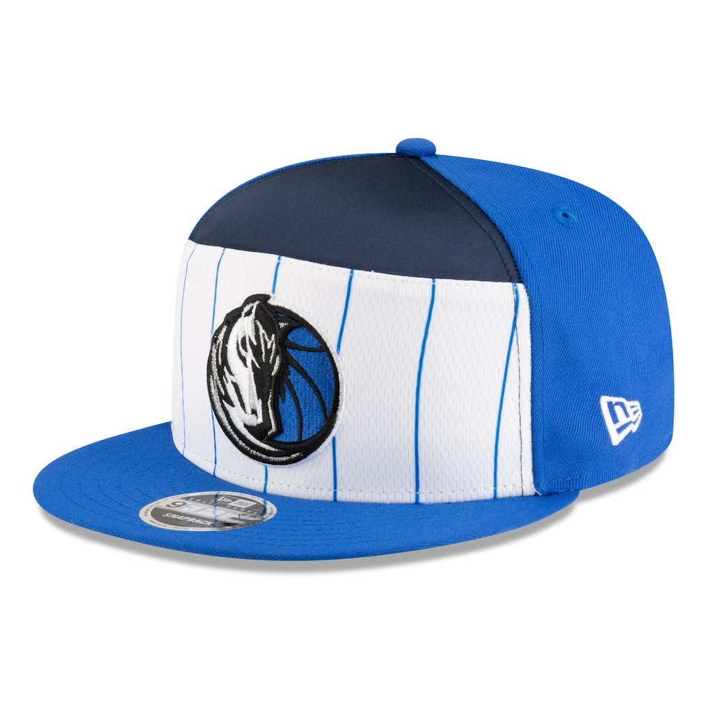 White/Blue Dallas Mavericks 2025 NBA Tip Off Split Panel 9FIFTY Snapback Hat sale | NBA