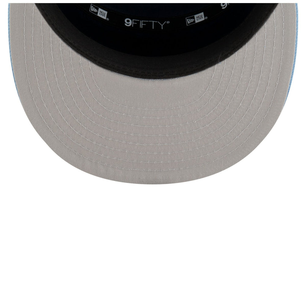White/Light Blue Memphis Grizzlies 2025 NBA Tip Off Split Panel 9FIFTY Snapback Hat | NBA