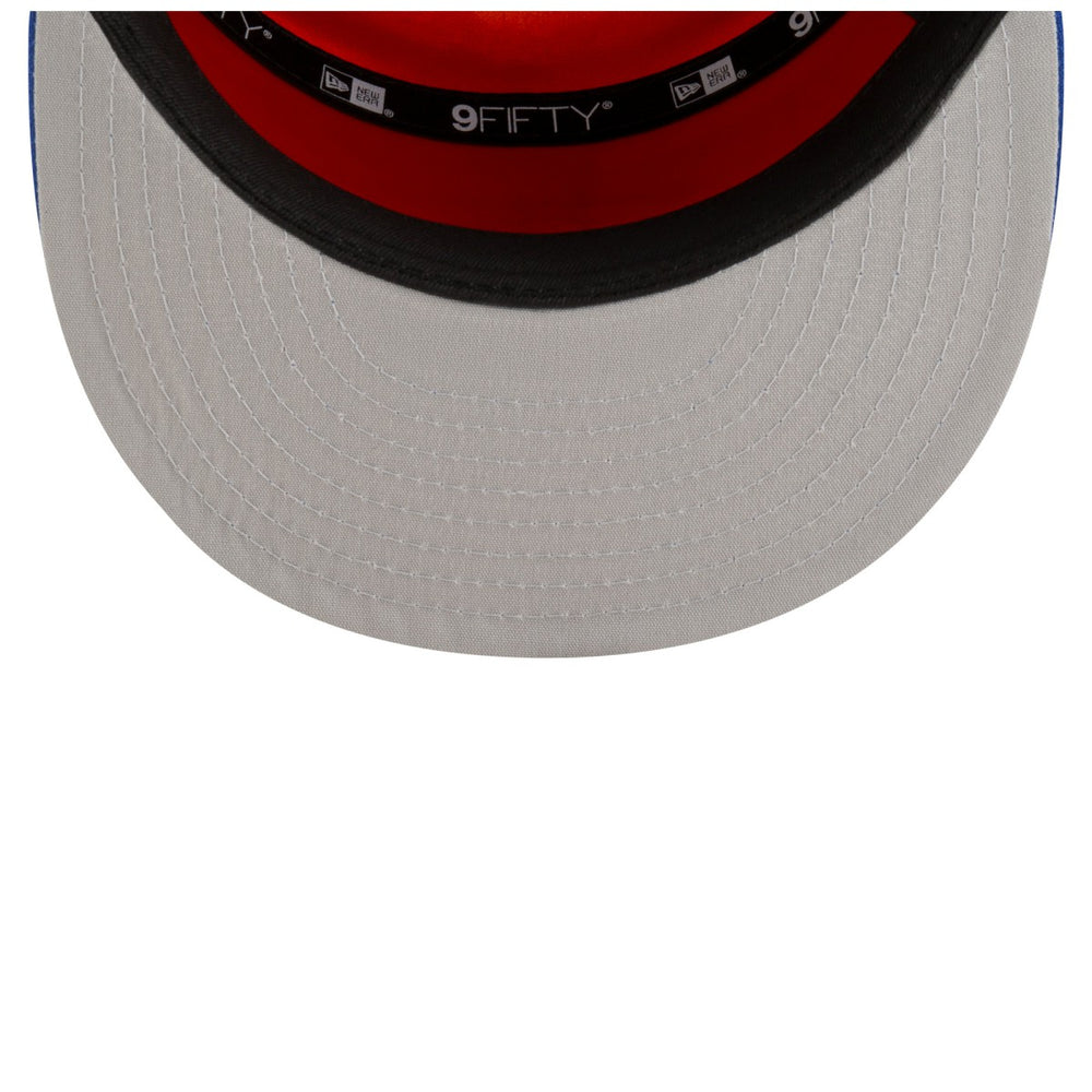 White/Blue New York Knicks 2025 NBA Tip Off Split Panel 9FIFTY Snapback Hat | NBA