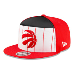 White/Red Toronto Raptors 2025 NBA Tip Off Split Panel 9FIFTY Snapback Hat | NBA