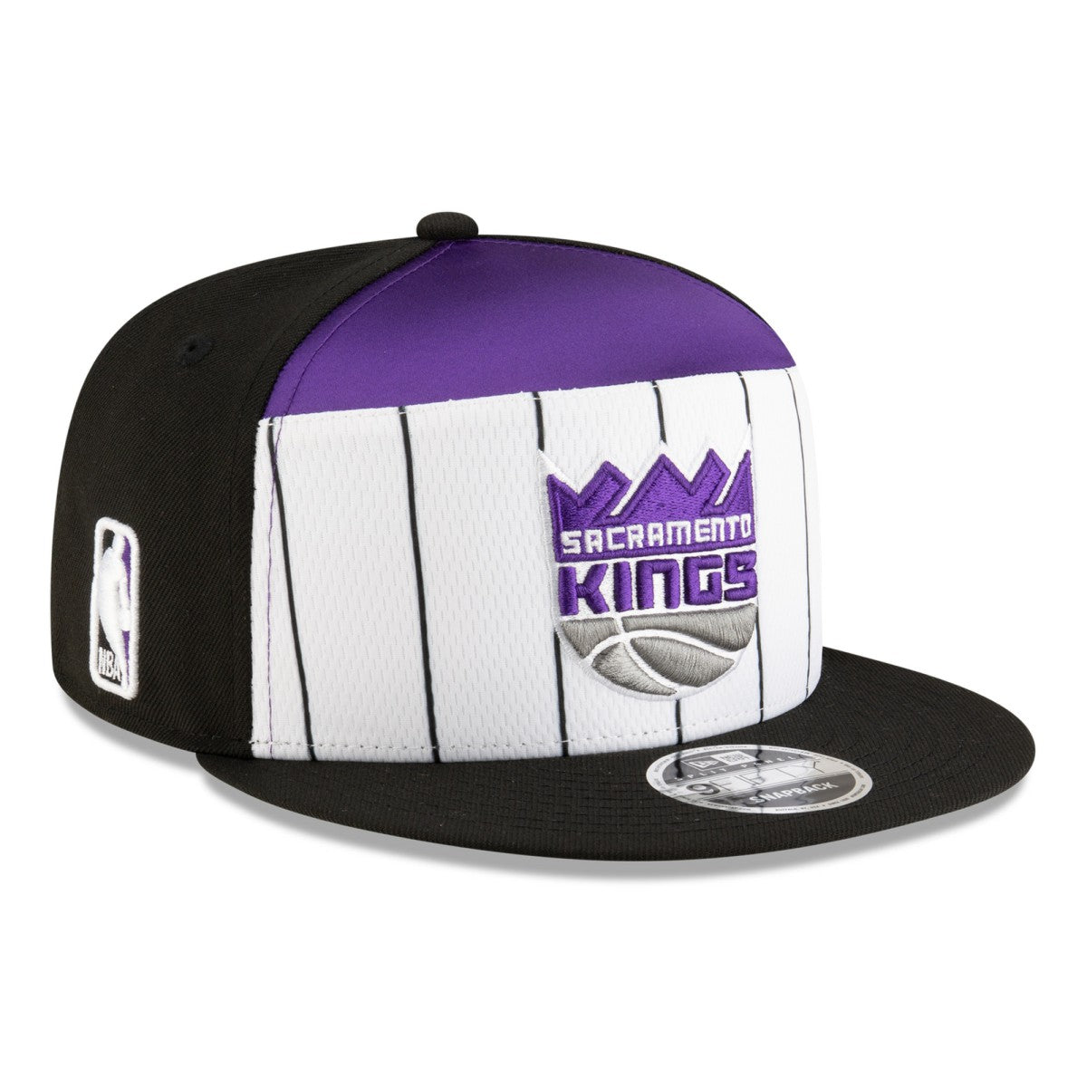 White/Black Sacramento Kings 2025 NBA Tip Off Split Panel 9FIFTY Snapback Hat | NBA