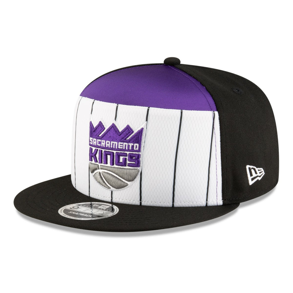 White/Black Sacramento Kings 2025 NBA Tip Off Split Panel 9FIFTY Snapback Hat | NBA