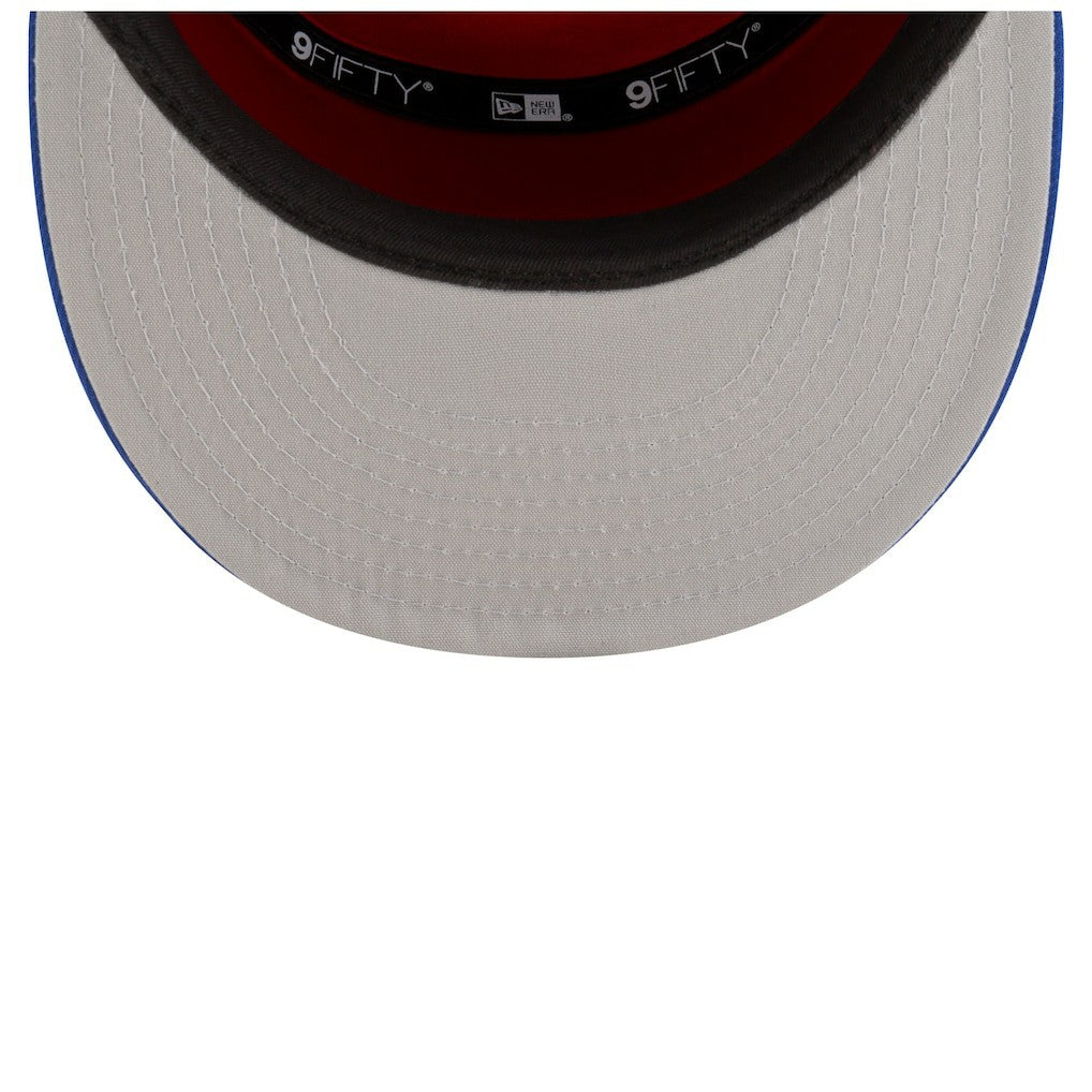 White/Blue Philadelphia 76ers 2025 NBA Tip Off Split Panel 9FIFTY Snapback Hat | NBA