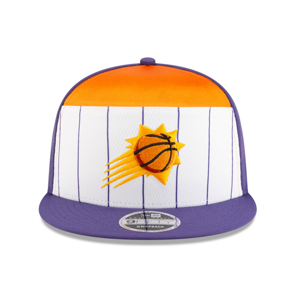 White/Purple Phoenix Suns 2025 NBA Tip Off Split Panel 9FIFTY Snapback Hat | NBA