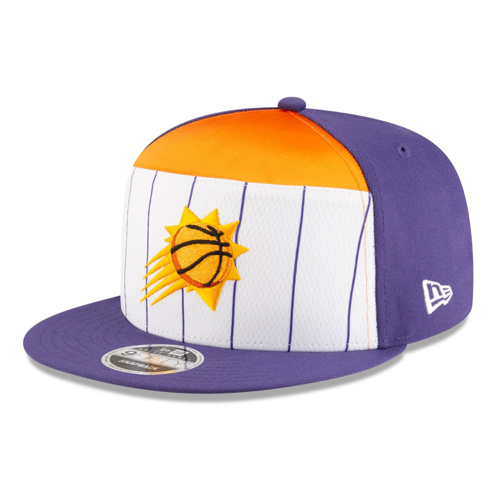 White/Purple Phoenix Suns 2025 NBA Tip Off Split Panel 9FIFTY Snapback Hat | NBA