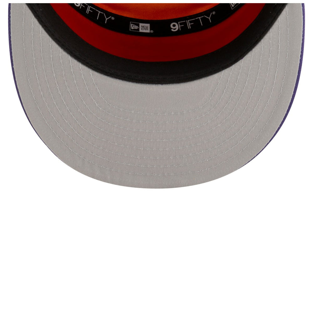 White/Purple Phoenix Suns 2025 NBA Tip Off Split Panel 9FIFTY Snapback Hat | NBA