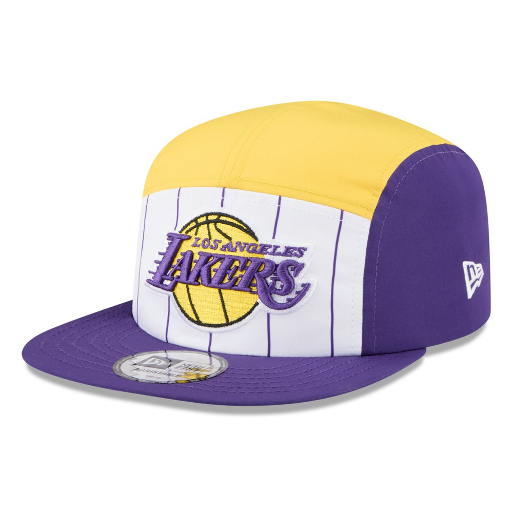 White/Purple Los Angeles Lakers 2025 NBA Tip Off Camper Adjustable Hat | NBA