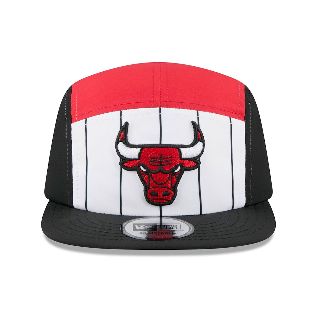 White/Black Chicago Bulls 2025 NBA Tip Off Camper Adjustable Hat | NBA