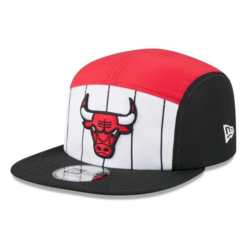 White/Black Chicago Bulls 2025 NBA Tip Off Camper Adjustable Hat | NBA