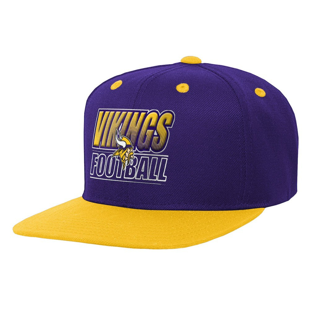 Minnesota Vikings Outerstuff Youth Team Gradient Deadstock Snapback Hat | NFL Hot
