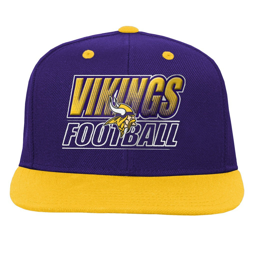 Minnesota Vikings Outerstuff Youth Team Gradient Deadstock Snapback Hat | NFL Hot