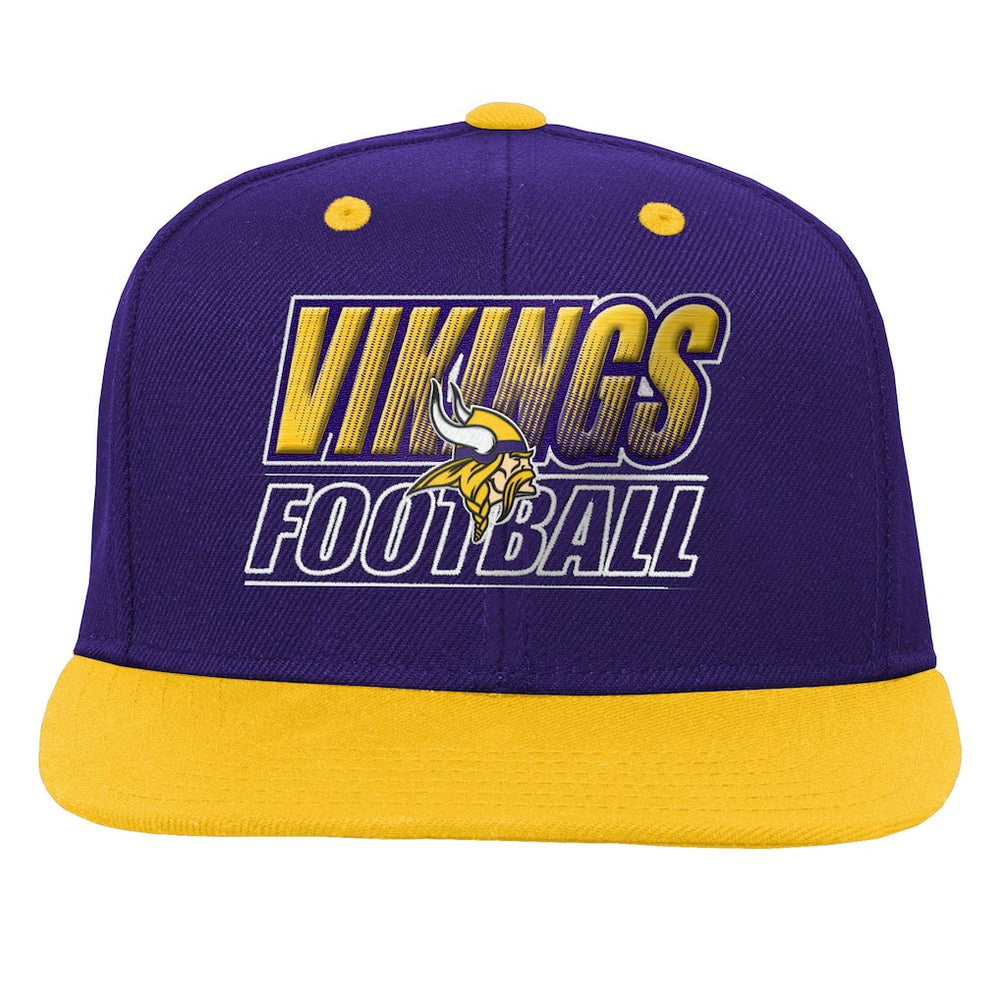 Minnesota Vikings Outerstuff Youth Team Gradient Deadstock Snapback Hat | NFL Hot