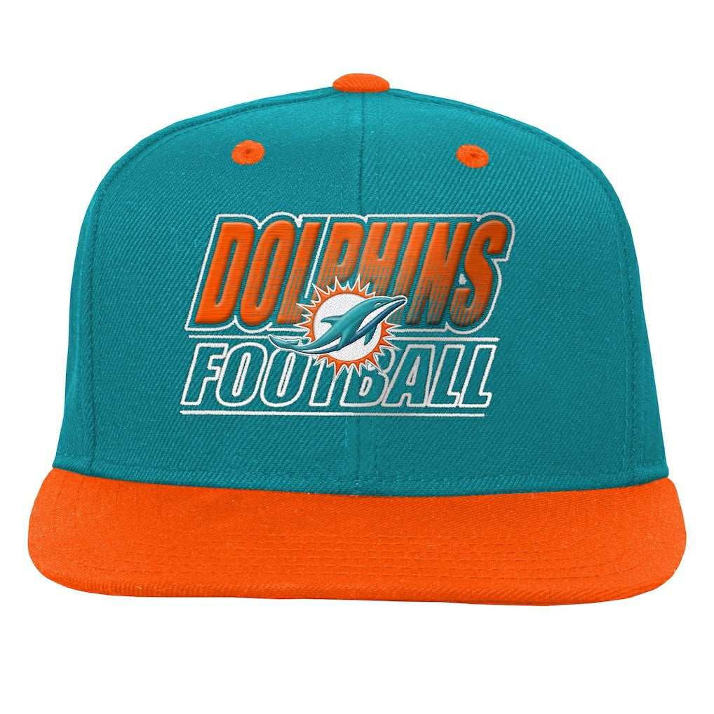 Miami Dolphins Outerstuff Youth Team Gradient Deadstock Snapback Hat | NFL Hot
