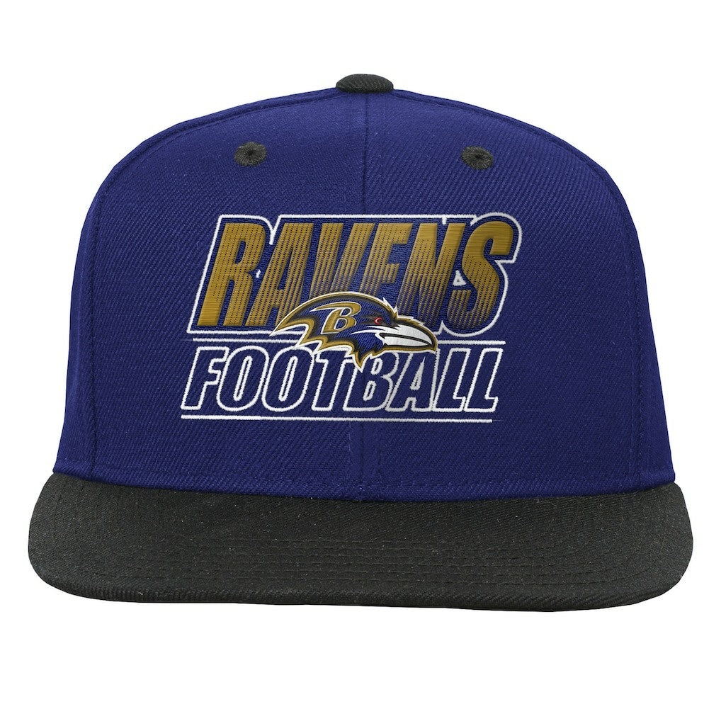 Baltimore Ravens Outerstuff Youth Team Gradient Deadstock Snapback Hat | NFL On sale