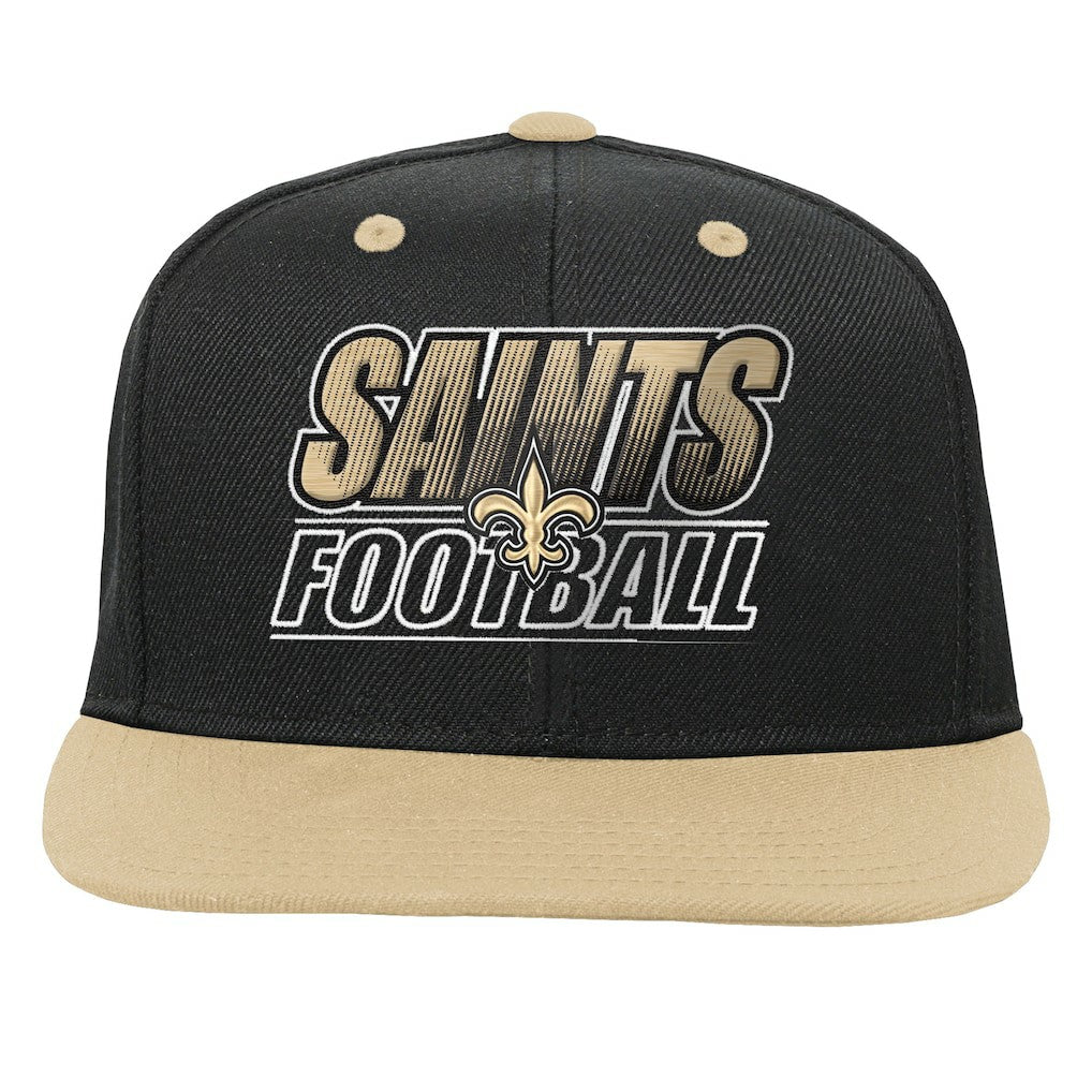 New Orleans Saints Outerstuff Youth Team Gradient Deadstock Snapback Hat | NFL Hot