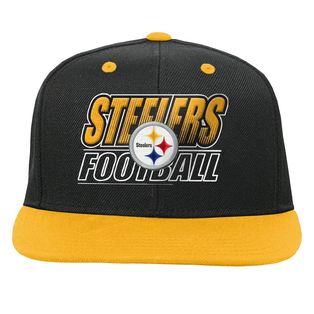 Pittsburgh Steelers Outerstuff Youth Team Gradient Deadstock Snapback Hat | NFL Outlet