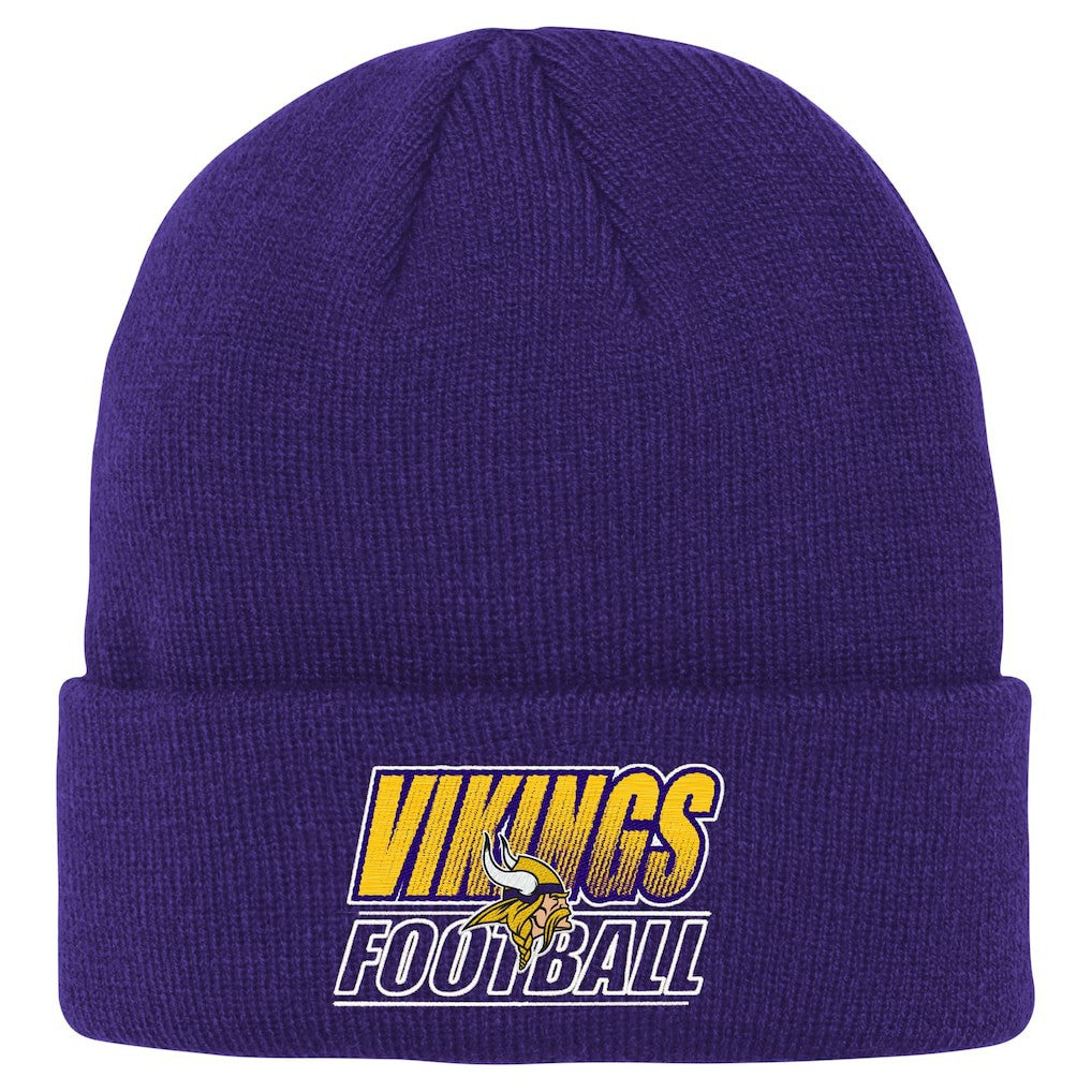 Minnesota Vikings Outerstuff Youth Team Gradient Cuffed Knit Hat | NFL Hot
