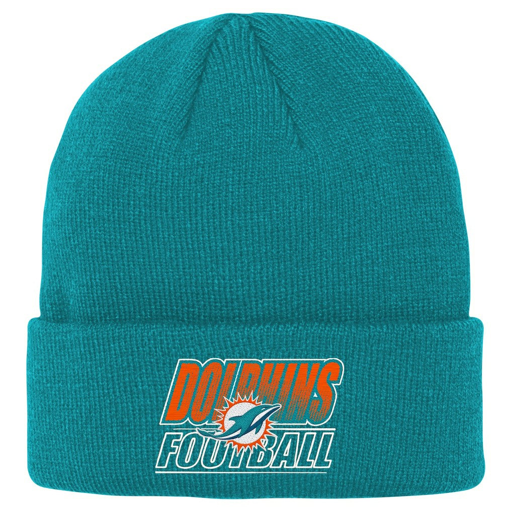 Miami Dolphins Outerstuff Youth Team Gradient Cuffed Knit Hat | NFL On sale