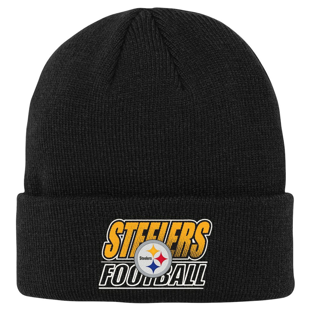 Pittsburgh Steelers Outerstuff Youth Team Gradient Cuffed Knit Hat | NFL On sale
