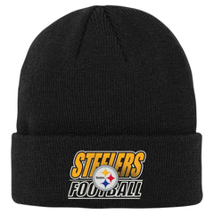 Pittsburgh Steelers Outerstuff Youth Team Gradient Cuffed Knit Hat | NFL On sale