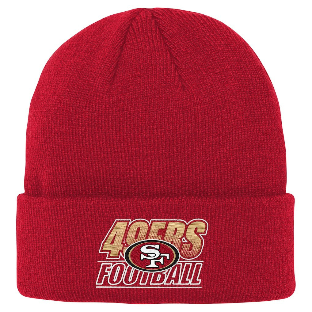 San Francisco 49ers Outerstuff Youth Team Gradient Cuffed Knit Hat | NFL Near me
