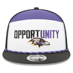Baltimore Ravens 2025 Inspire Change Split Panel 9FIFTY Snapback Hat | NFL Sale