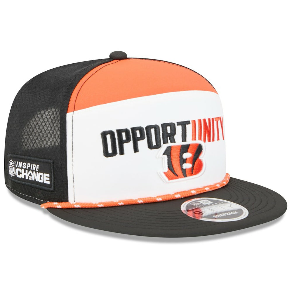 Cincinnati Bengals 2025 Inspire Change Split Panel 9FIFTY Snapback Hat | NFL Discount