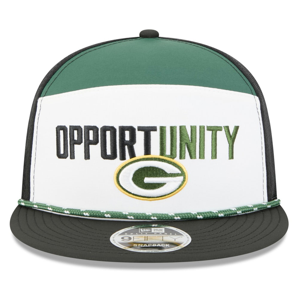 Green Bay Packers 2025 Inspire Change Split Panel 9FIFTY Snapback Hat | NFL US