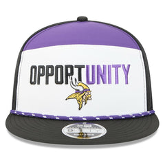 Minnesota Vikings 2025 Inspire Change Split Panel 9FIFTY Snapback Hat | NFL Hot