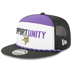 Minnesota Vikings 2025 Inspire Change Split Panel 9FIFTY Snapback Hat | NFL Hot