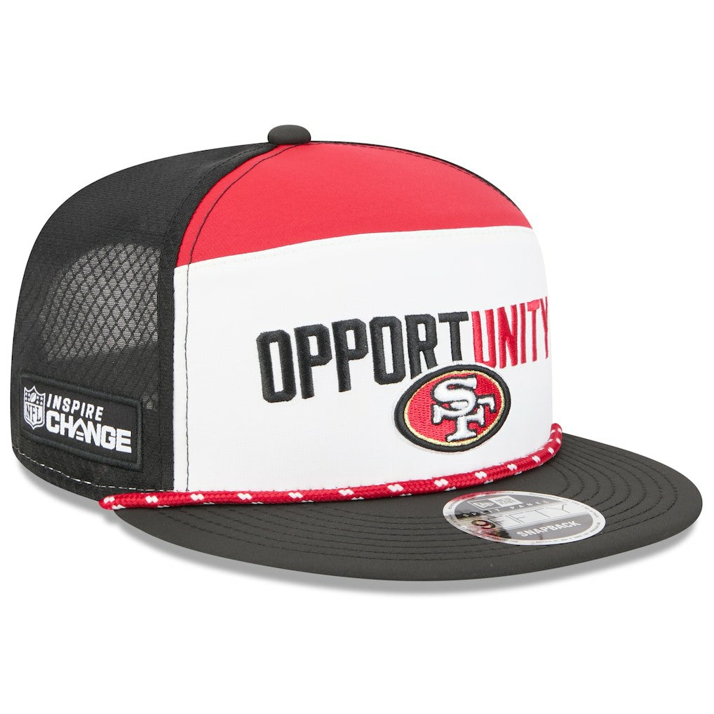 San Francisco 49ers 2025 Inspire Change Split Panel 9FIFTY Snapback Hat | NFL Discount