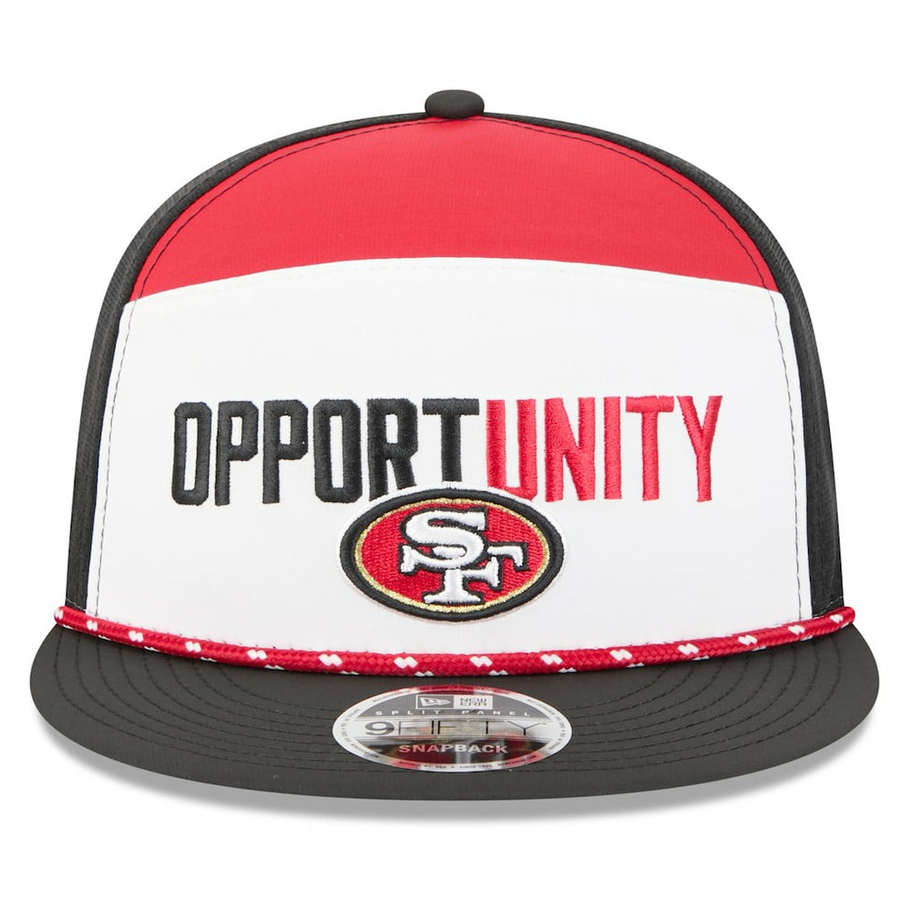 San Francisco 49ers 2025 Inspire Change Split Panel 9FIFTY Snapback Hat | NFL Discount